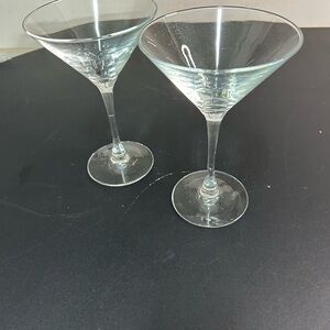 Source Unknown Clear Martini Glasses - Set of 2